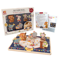 Thumbnail for Puzzle à formes « L'orchestre de Bababoo et ses amis »