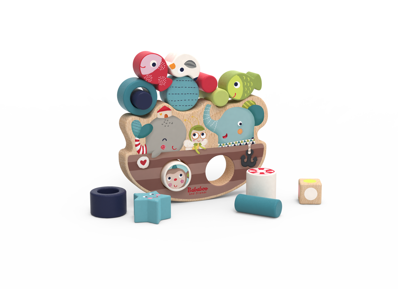 Jouet balancier « Les amis à bord »